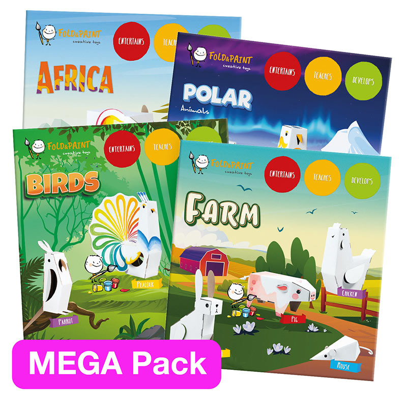Mega Pack: Afrika, Polar, Vögel, Farm